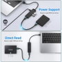HUB 4 PUERTOS USB 3.0 4xUSB 1xMICRO USB GRIS VENTION